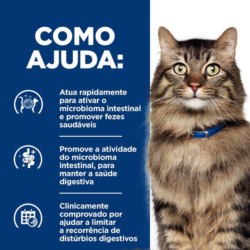 Ração Hills Prescription Diet Gatos Gastrointestinal Biome 1,8kg