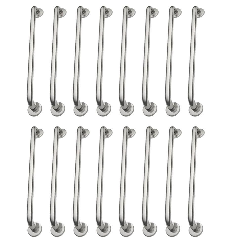 Alça de Apoio 70cm Barra Inox Kit 18 Unidades Cadeirante Idoso Corrimao Banheiro Box Acessibilidade Segurança Suporte