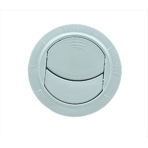 1 Difusor Ar Condicionado Caminhão Trator Van 68mm - Cinza