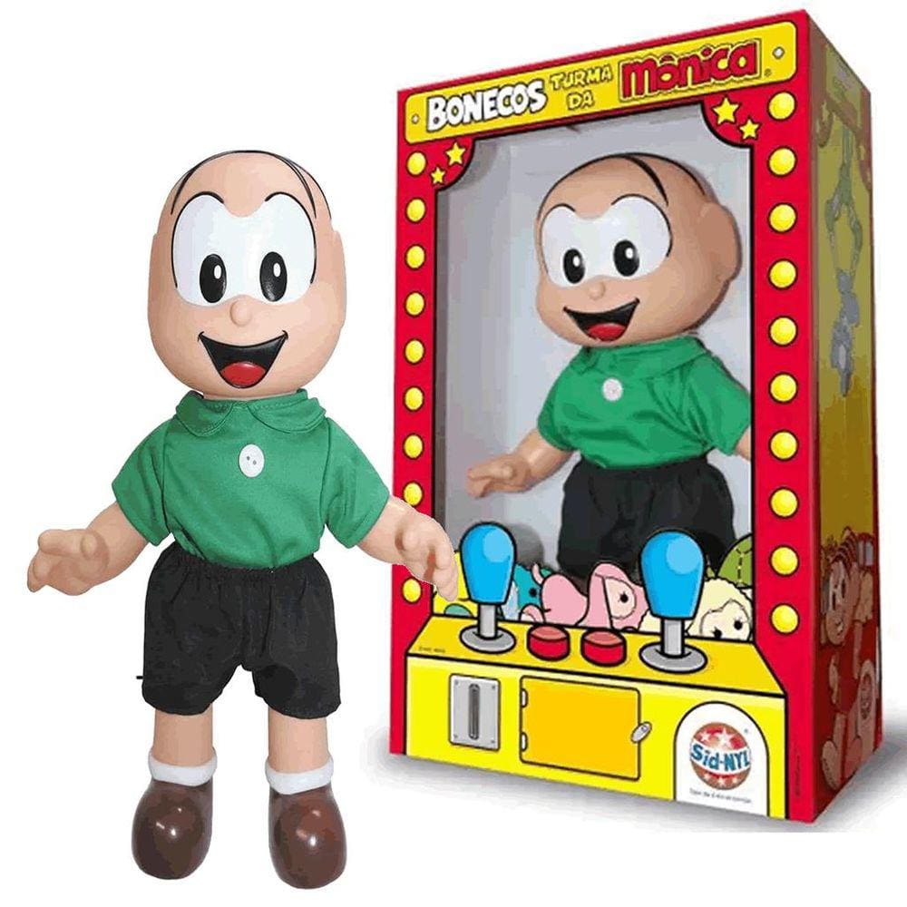 Boneco Cebolinha Turma Da Mônica Articulado Vinil Sid Nyl