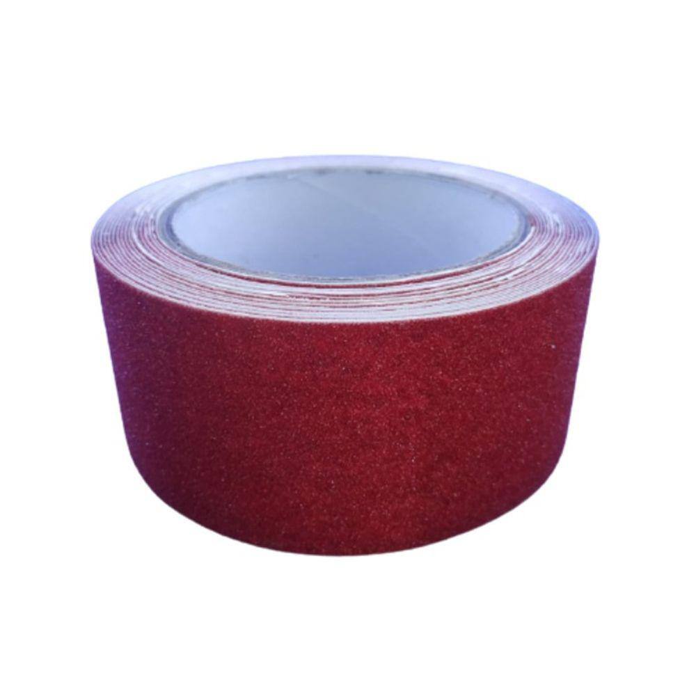 Fita Antiderrapante Vermelho Cod 8612 50Mmx5m