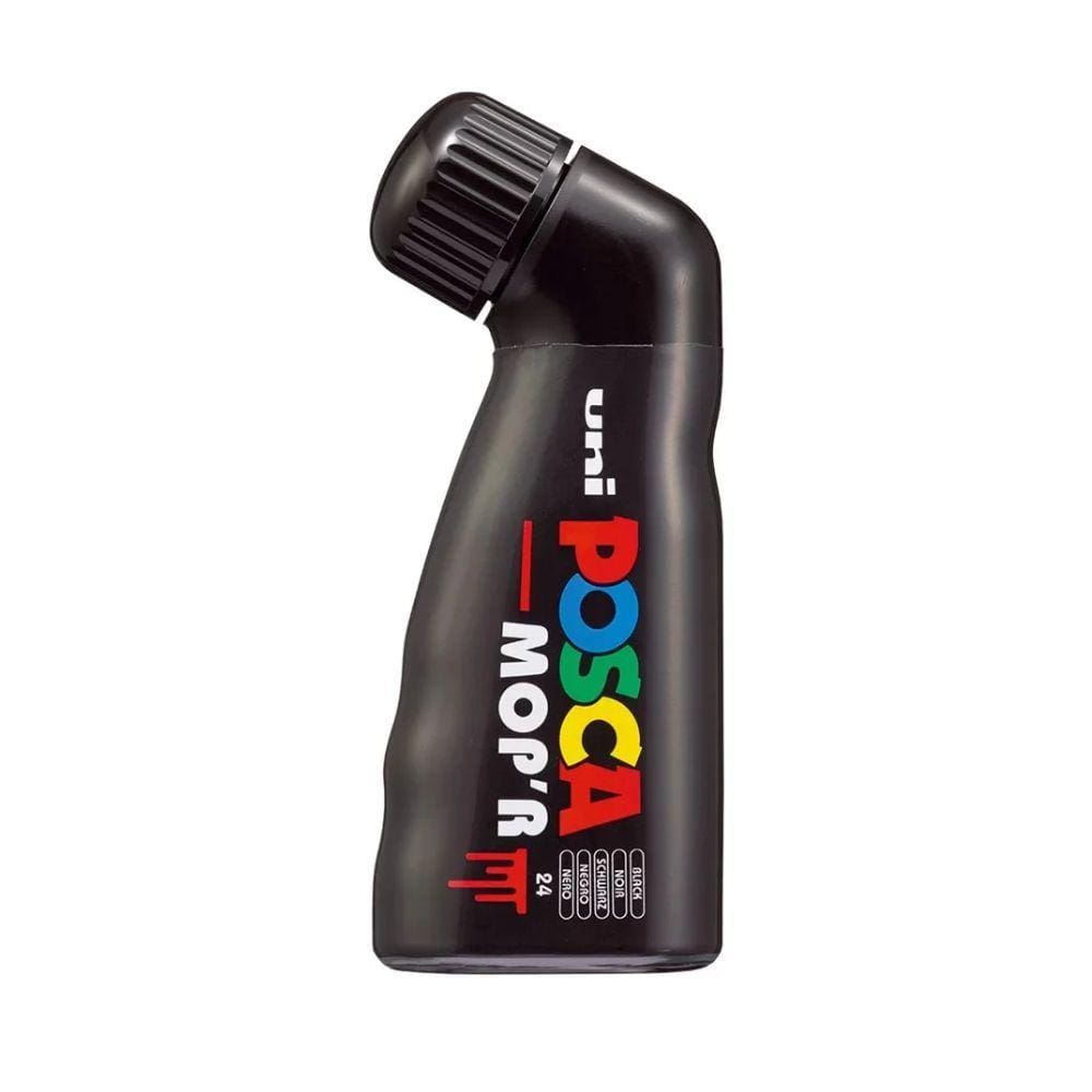 Caneta Posca Marcador Uni-Ball Mop`R Preto 24 PCM-22