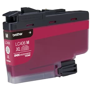 Cartucho de Tinta Brother LC406XLMS Magenta Alto rendimento