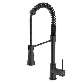 Monocomando de Mesa para Cozinha Bica Extraível 2 Funções Gourmet Celite Preto Matte