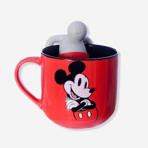 Caneca 350Ml Com Infusor Para Chá Mckey Mouse Disney