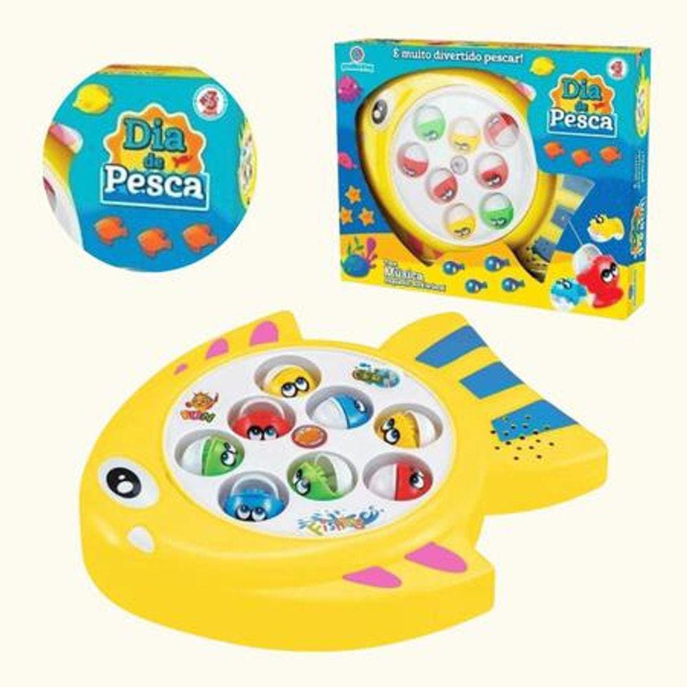 Pb508 - Jogo Recreativo Dia De Pesca Toca Musica - 7898506722747