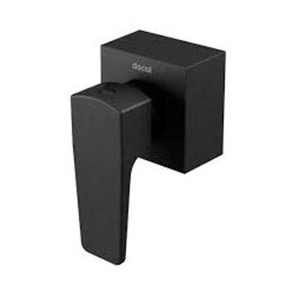 Acabamento registro Lift Preto Fosco Onix Docol