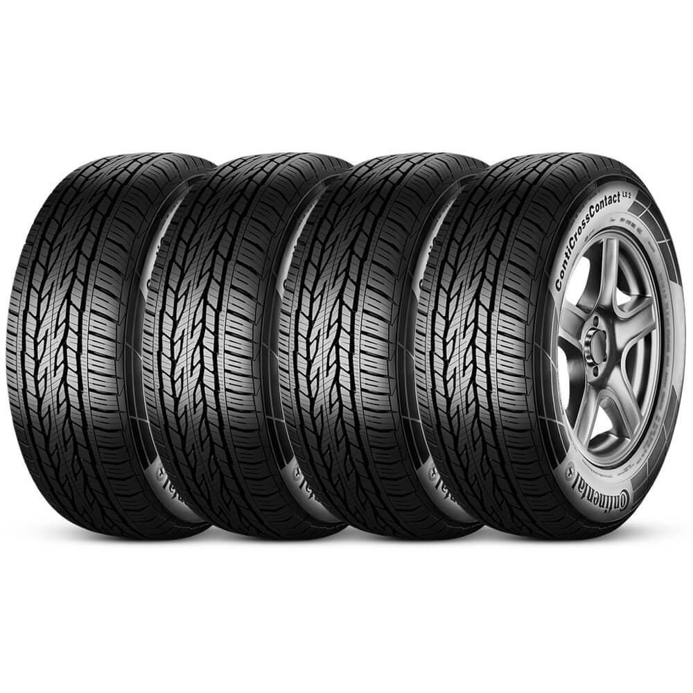 Kit 4 Pneu Continental  225/65r17 102h Crosscontact Lx2