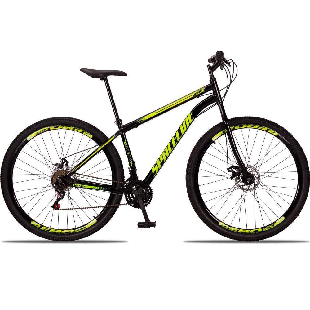 Bicicleta 29 Spaceline Vênus Aço 21 Marchas Freio a Disco