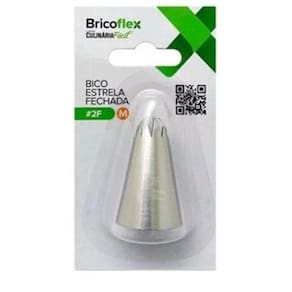 Bico De Confeitar Bricoflex Inox 304 M Estrela Fechada 2f