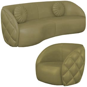 Jogo Sofa 288 cm 4 Lug E Poltrona 1 Lug Passion TCS 135 Corano Moll