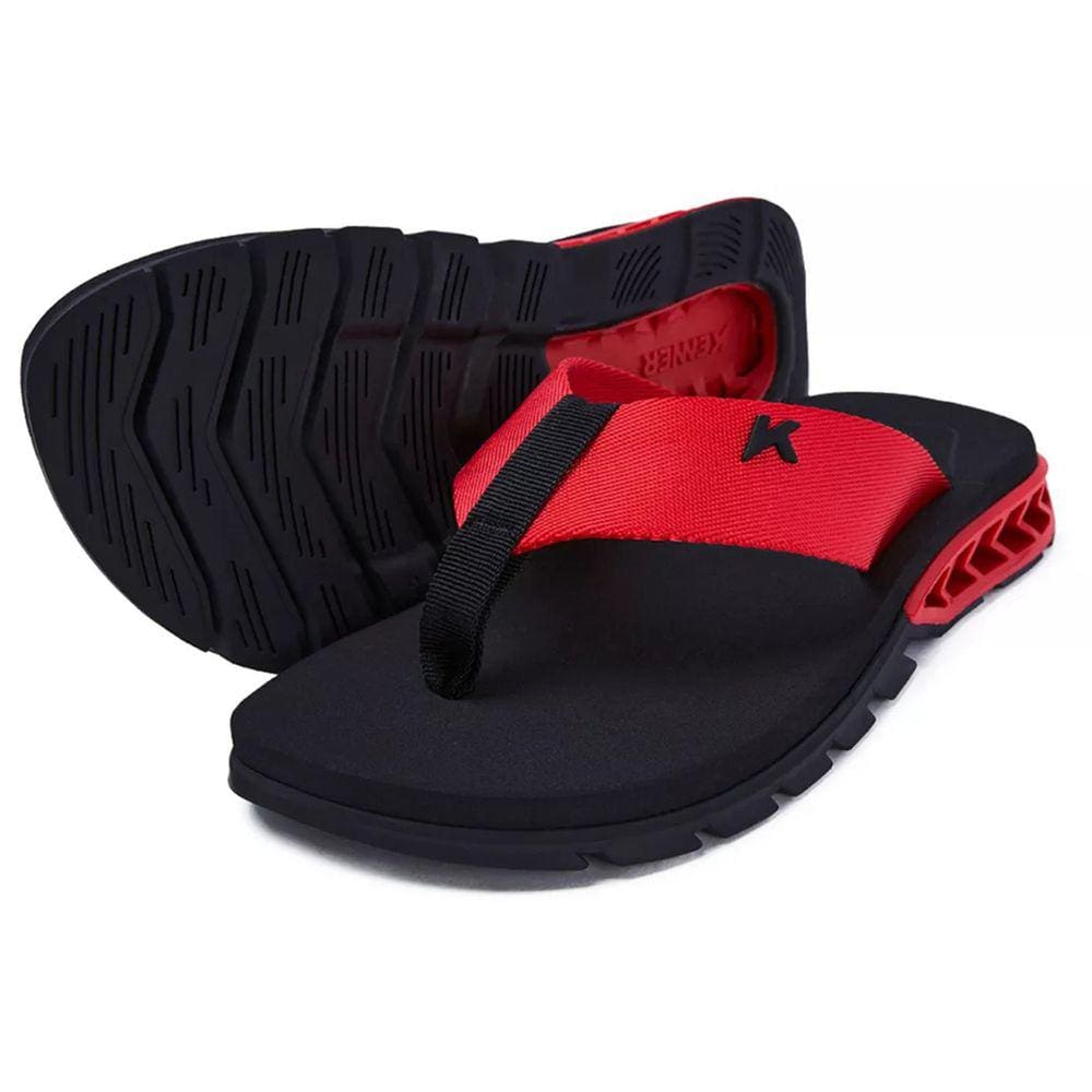 Chinelo Kenner Rakka Masculino - Preto e vermelho