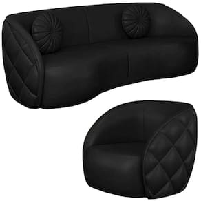 Jogo Sofa 288 cm 4 Lug E Poltrona 1 Lug Passion TCS 134 Corano Moll