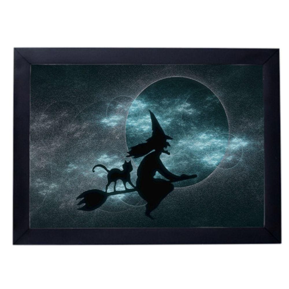 Lindo Quadro bruxaria bruxinha 24X33 P8485