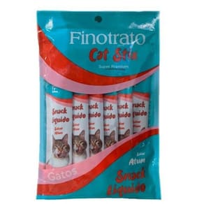 Finotrato Cat Stix Sabor Atum - Pacote Com 06 Un De 15G