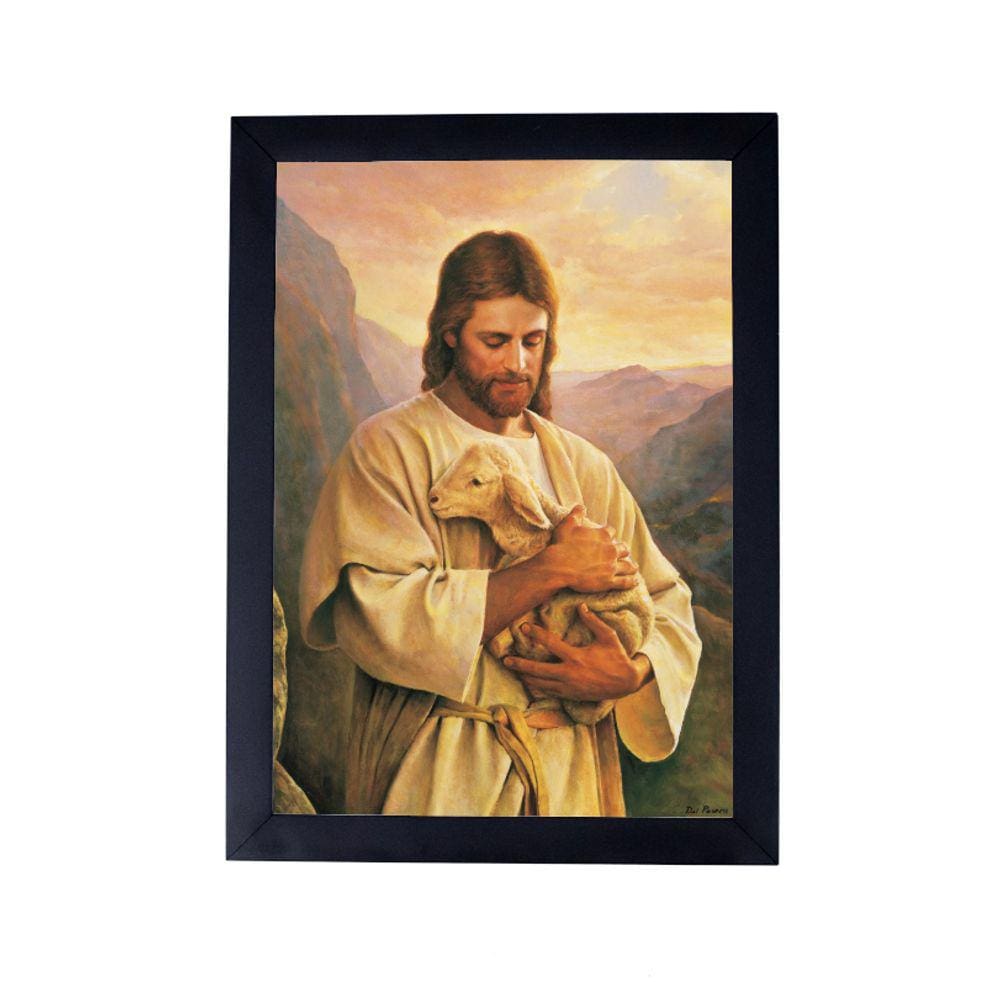 Lindo Quadro jesus cristo pastor 24X33 P8461