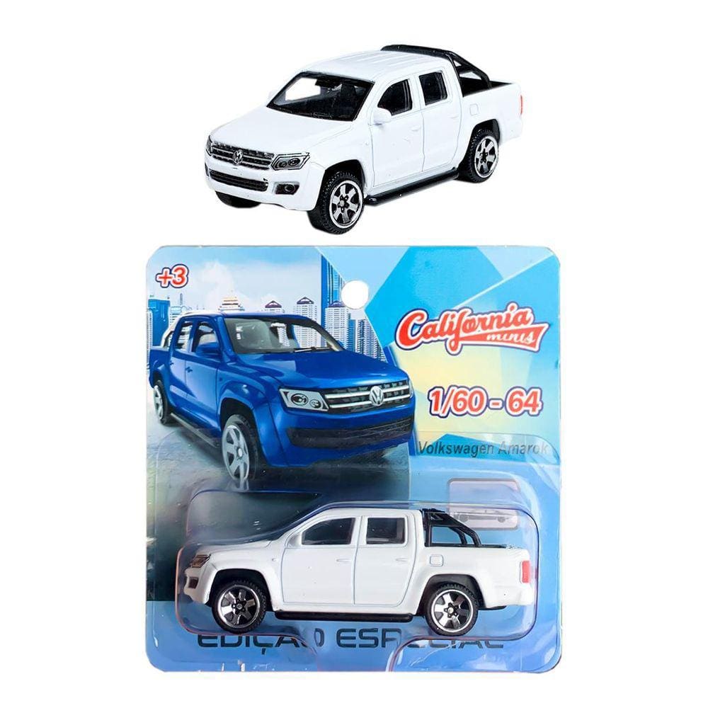 Miniatura Volkswagen Amarok California Minis 1/64 7,5 Cm