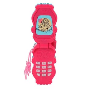 Celular De Brinquedo Smartphone Flip Princesas Com Luz E Som