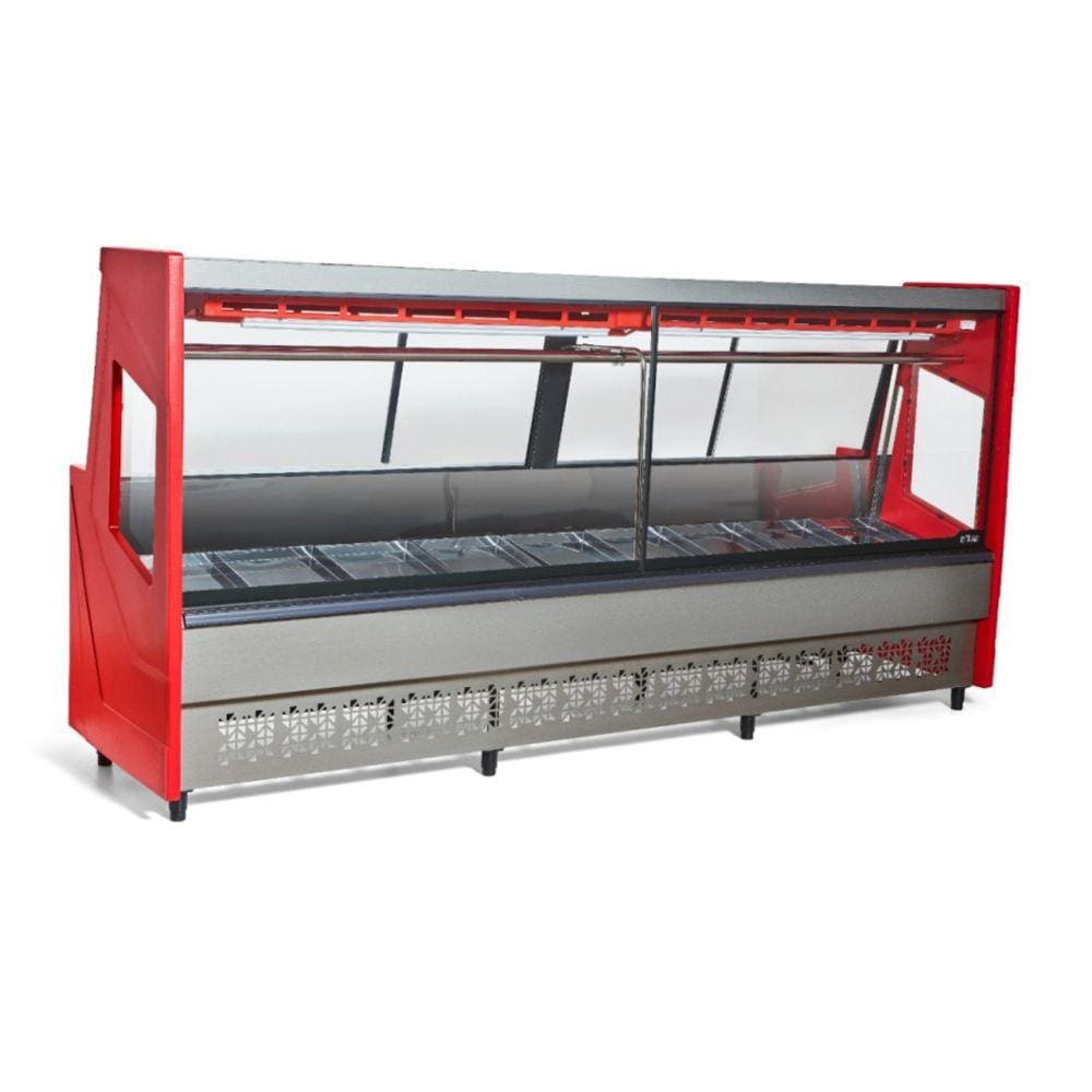 Balcão de Açougue Luxo 3M Polar Vermelho PECR 300 220v