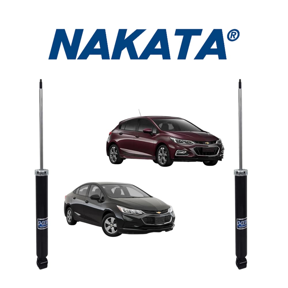 Par Amortecedor Traseiro Nakata Chevrolet Cruze Sedan 2016 A 2020 