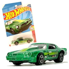 Carrinho Hotwheels 81 Camaro Verde Then And Now Mattel