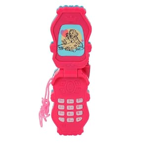 Celular De Brinquedo Smartphone Flip Princesas Com Luz E Som