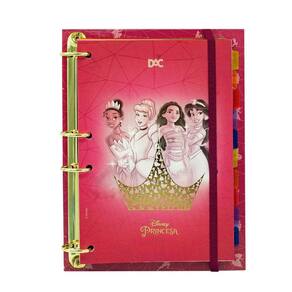 Caderno Argolado Colegial Dac + 144 Folhas Princesas