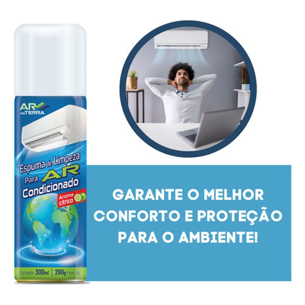 Espuma De Limpeza Para Ar Condicionado Ar Da Terra 300ml