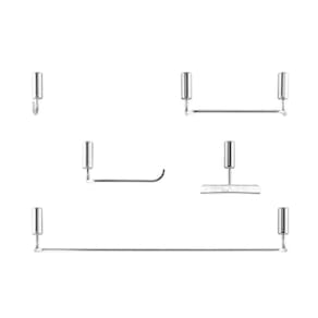 Kit De Acessórios Para Banheiro Idea 05 Peças - Docol