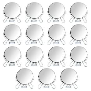 Espelho Mesa Maquiagem Dupla Face Kit 15 Uni Com Aumento 7 Polegadas Penteadeiras Quarto Banheiro Beleza