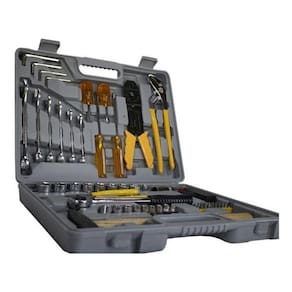 Jogo Kit De Ferramentas Manuais 100 Peças Com Maleta