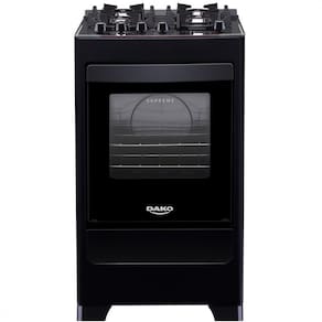 Fogao Dako Supreme Glass 4 Bocas Preto Bvolt