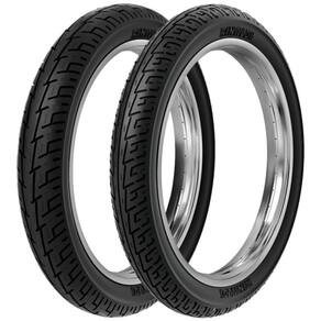 Kit 2 Pneu Moto Yamaha Ybr Rinaldi Bs32 Traseiro Dianteiro