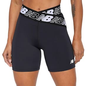 Short New Balance Relentless Preto Feminino