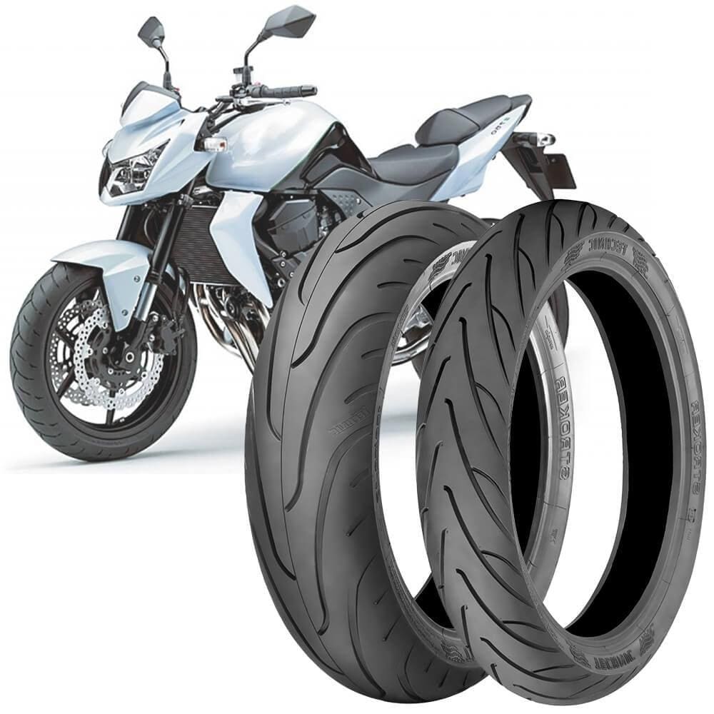 2 Pneu Moto Kawasaki Z750 180/55-17 73v 120/70-17 58v