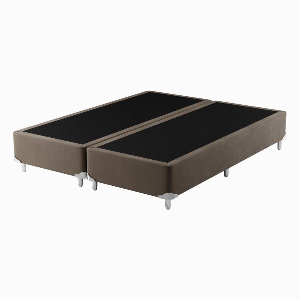 Base Box Queen 158x198cm Marrom