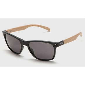 Óculos Solar Hb Gipps Ii Matte Black Wood Gray