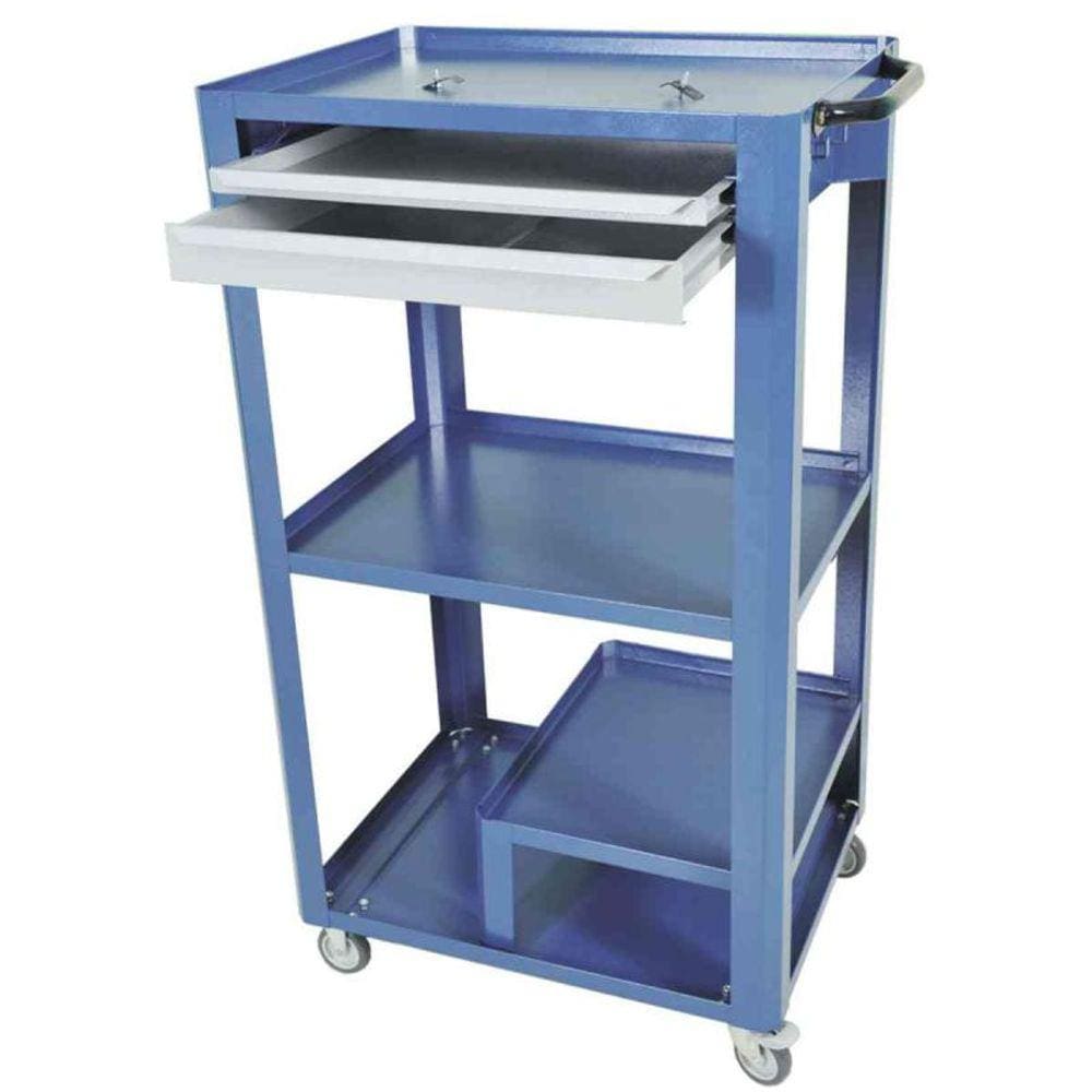 Rack para Computador Aberto com 2 Gavetas R-3 Azul FERCAR
