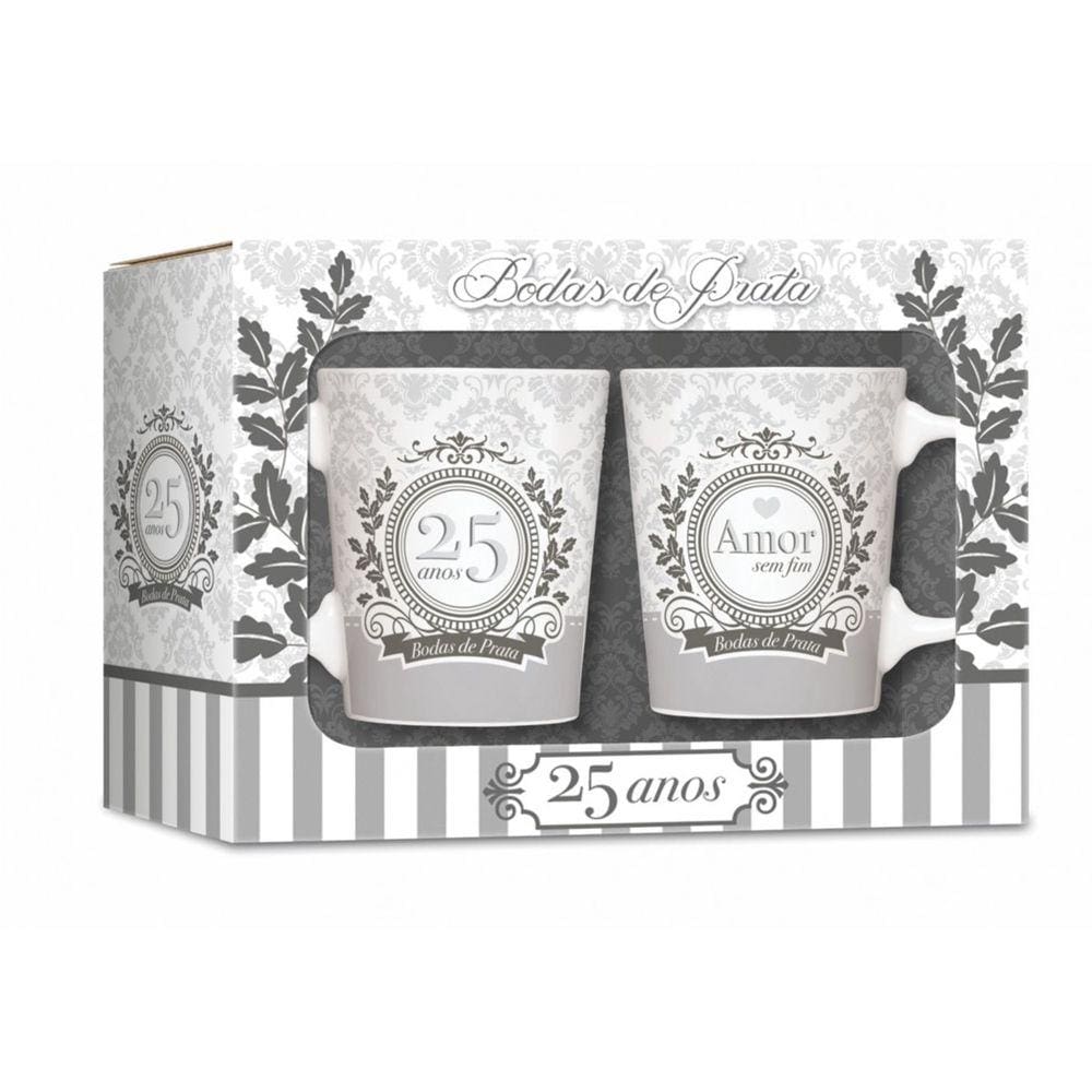 Canecas Bodas de Prata - Brasfoot