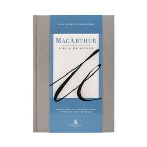 Bíblia De Estudo Macarthur, Nvi, Capa Dura, Tecido, Leitura Perfeita