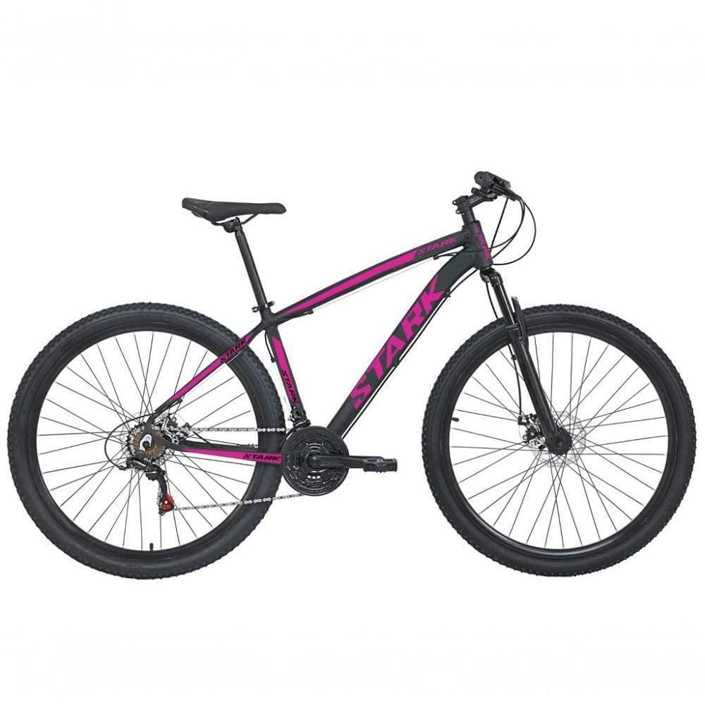 Bicicleta Aro 29 South Stark 24 Marchas Aluminio Freio A Disco - Preto+rosa - 15 Preto+rosa