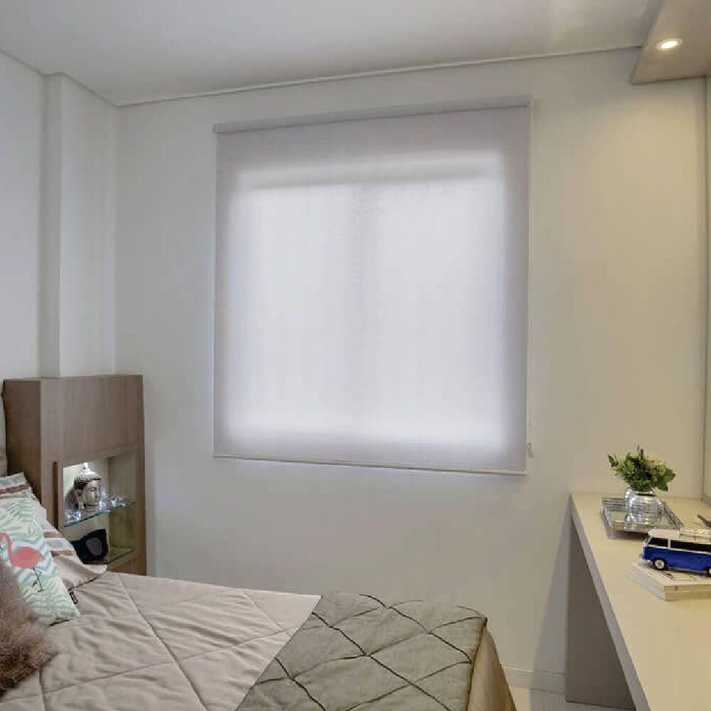 Persiana Rolo Screen 3% Cinza - 1,40m x 2,00m