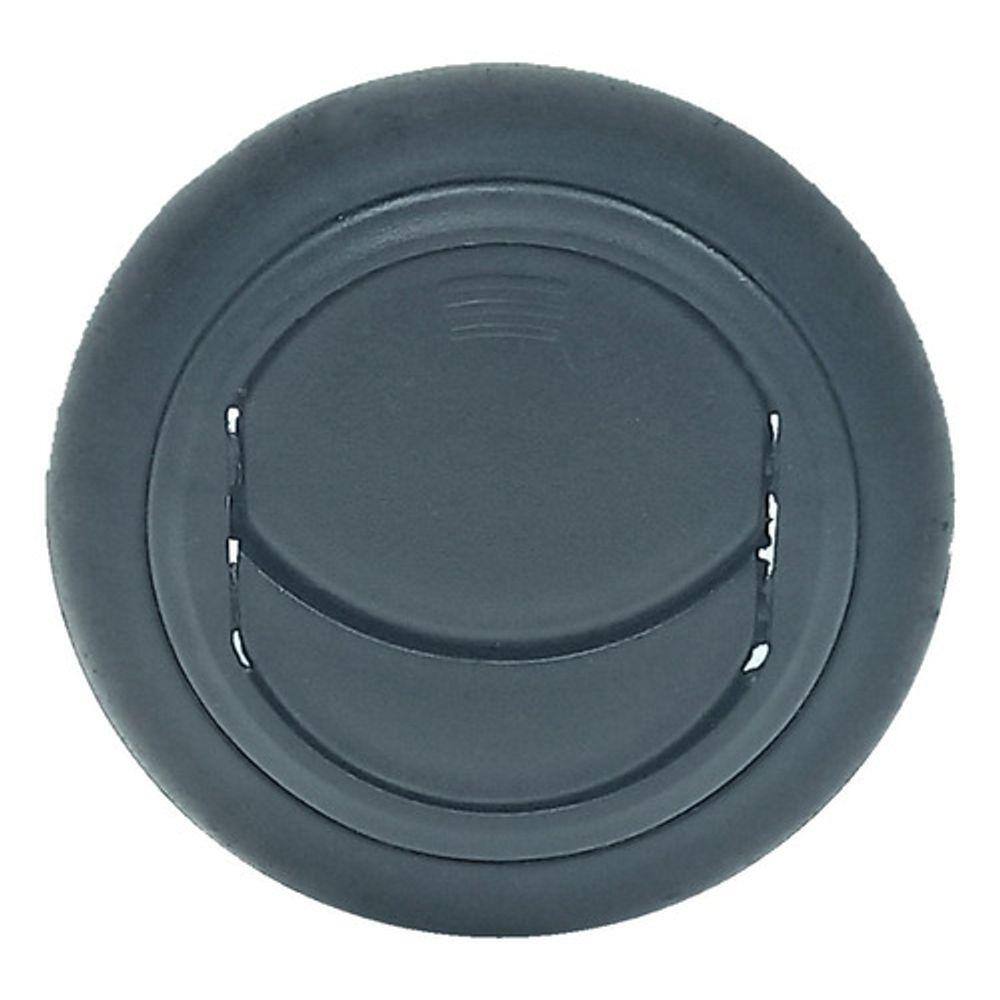 1 Difusor Ar Condicionado Universal 60mm Com Anel - Preto