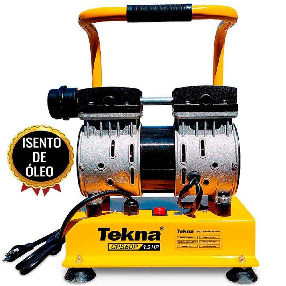 Compressor Ar Direto 1,5hp p/ Poço Artesiano Csp60p Tekna