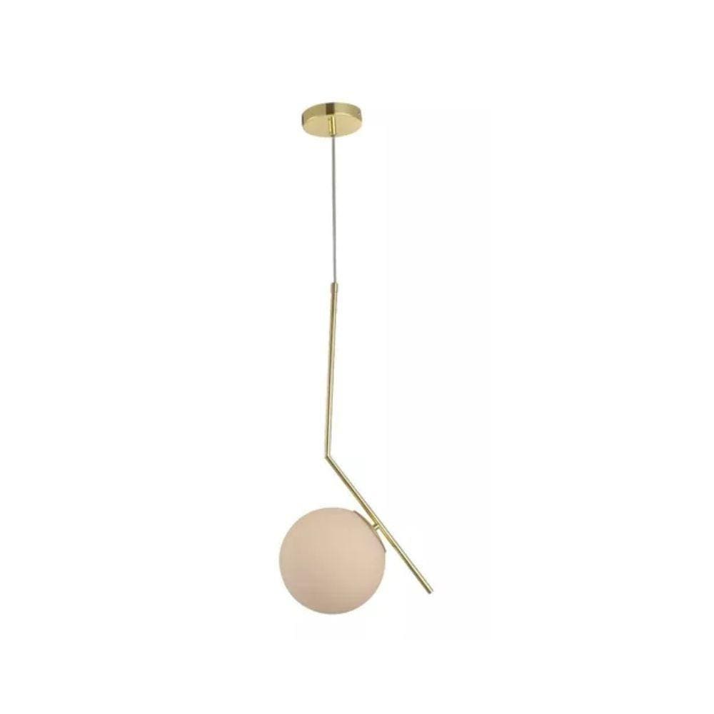 Lustre Pendente Avant Pérola Brinco Max 1xG45 Ouro Brilho