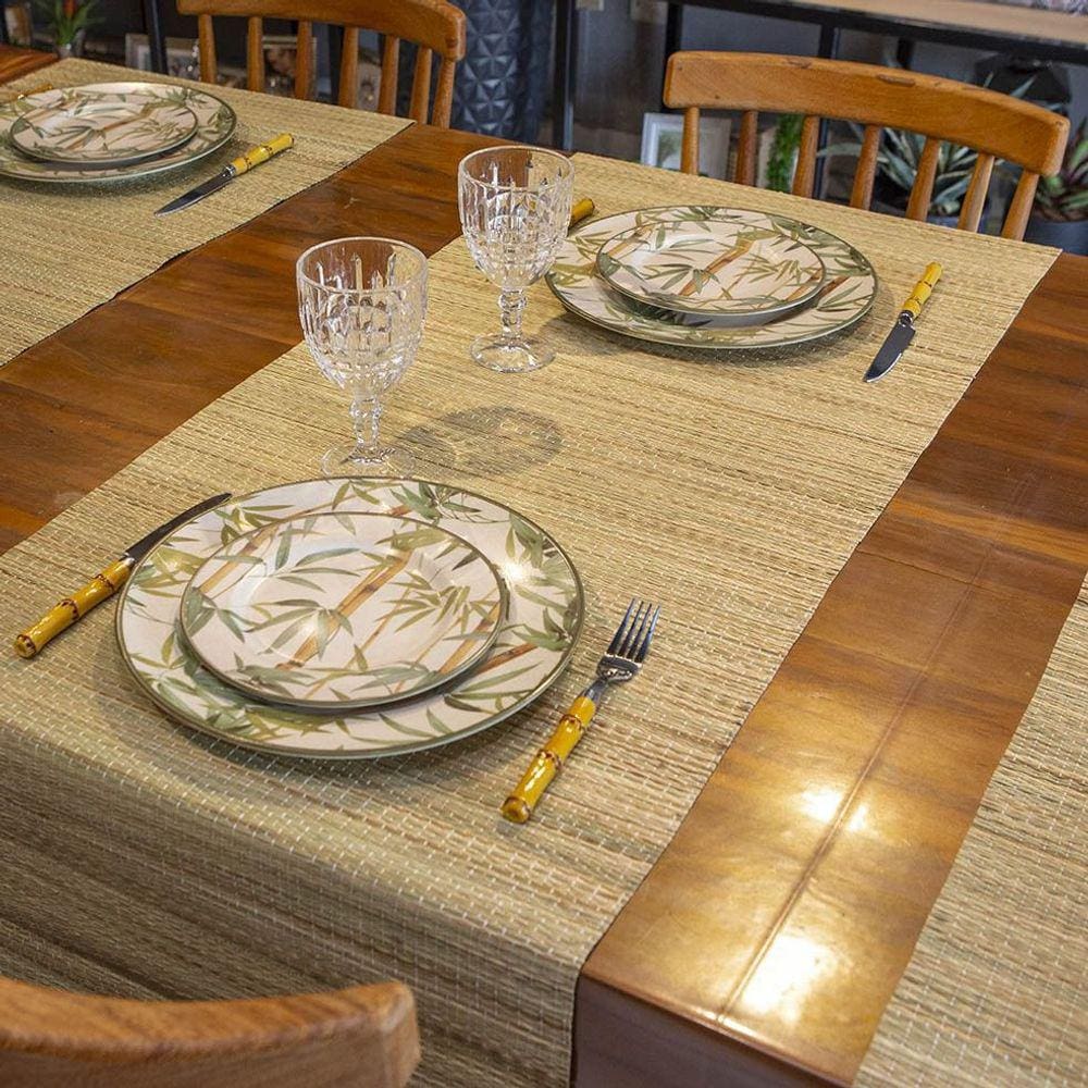 Passadeira para Mesa em Junco 1,00mt x 30cm Caminho Mesa