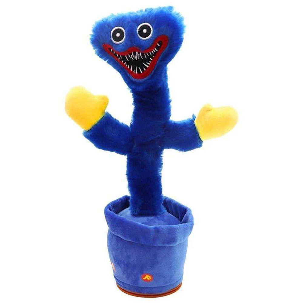 Huggy Wuggy Brasil Pelucia Azul Boneco Playtime Pop Time Bri