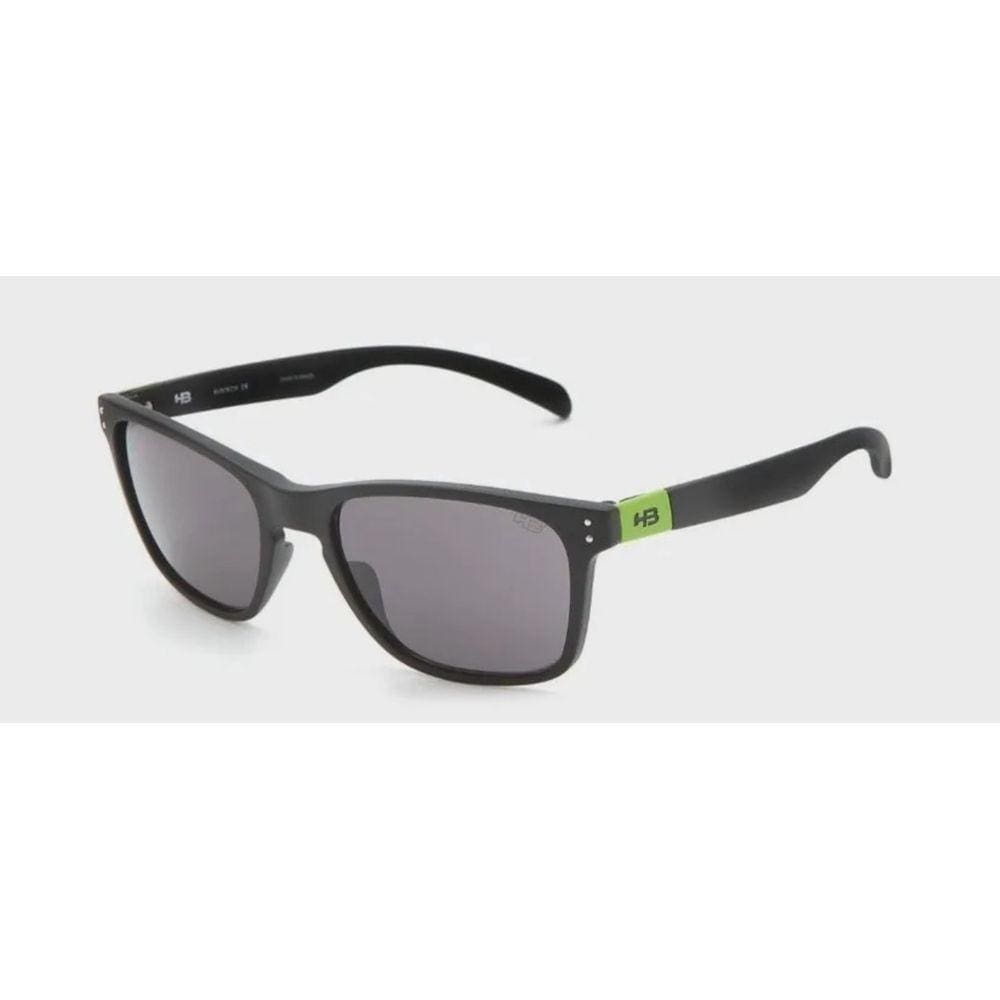 Óculos Solar Hb Gipps Ii Matte Black D Green Gray
