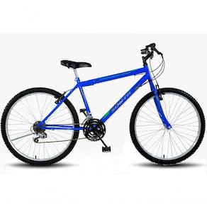 Bicicleta Aro 26 South 18 Marchas Freio V-brake - Azul Azul