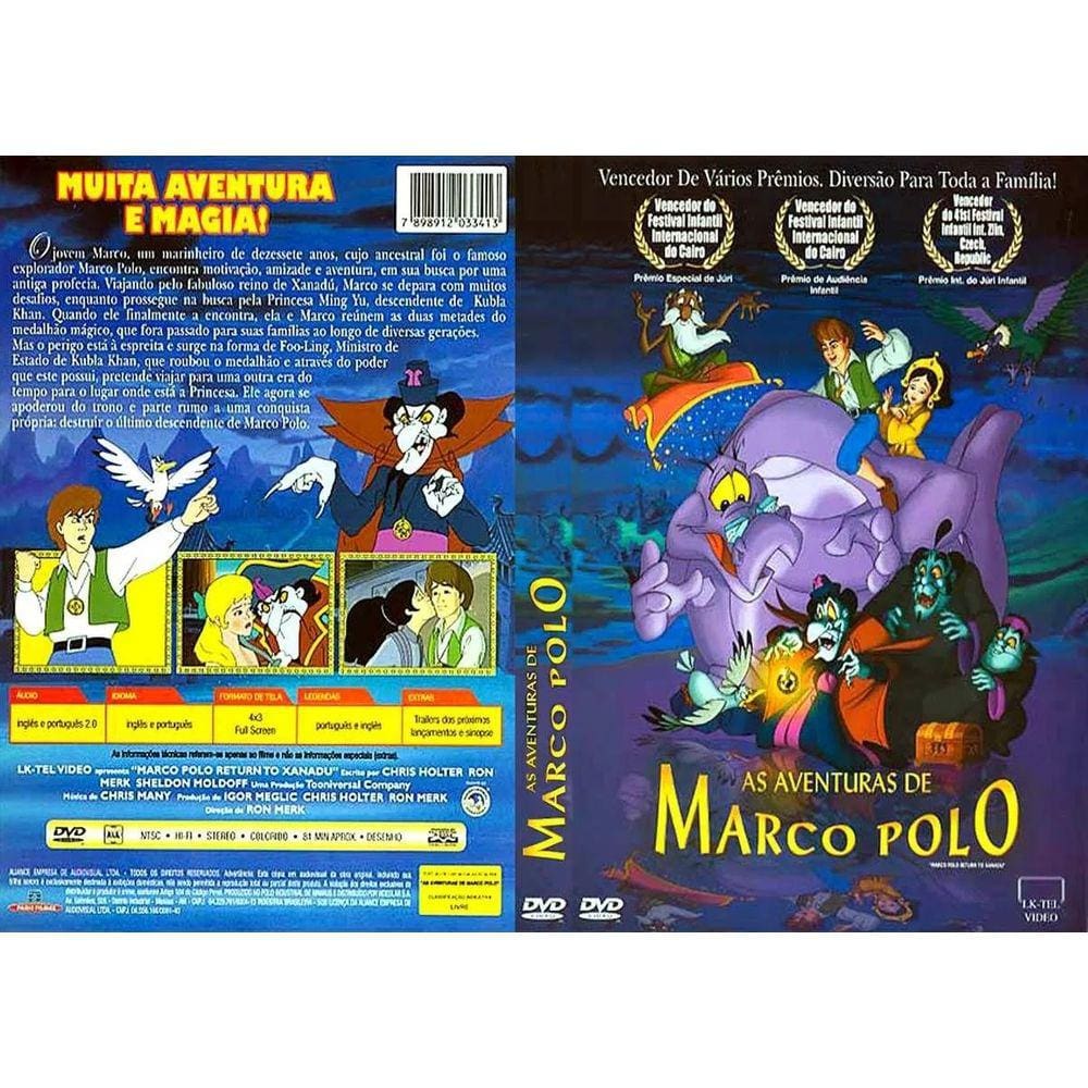 DVD As Aventuras De Marco Polo - PARIS FILMES